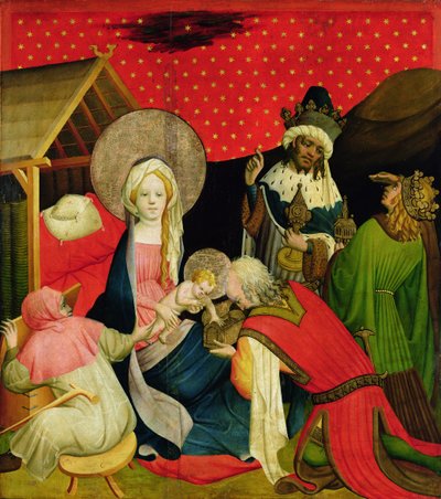 De Aanbidding der Wijzen, paneel van het St. Thomas Altaar uit de St. John